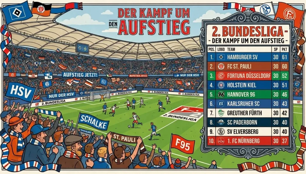 12 Starke Fakten zur 2. Bundesliga Tabelle – Ihr Ultimativer Überblick 12 Starke Fakten zur 2. Bundesliga Tabelle – Ihr Ultimativer Überblick