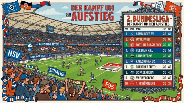 12 Starke Fakten zur 2. Bundesliga Tabelle – Ihr Ultimativer Überblick 12 Starke Fakten zur 2. Bundesliga Tabelle – Ihr Ultimativer Überblick
