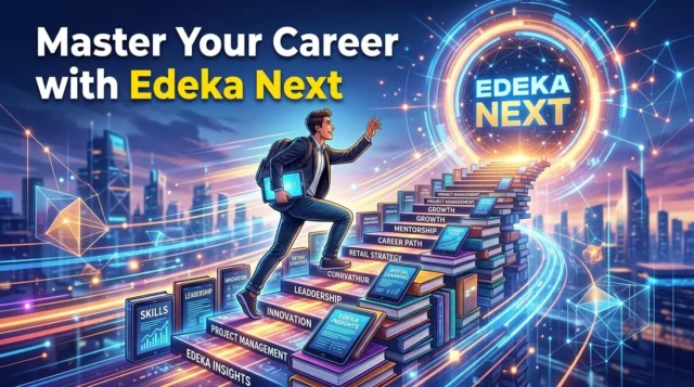 Vorteile und Merkmale des Lernens mit EDEKA next. Vorteile und Merkmale des Lernens mit EDEKA next.