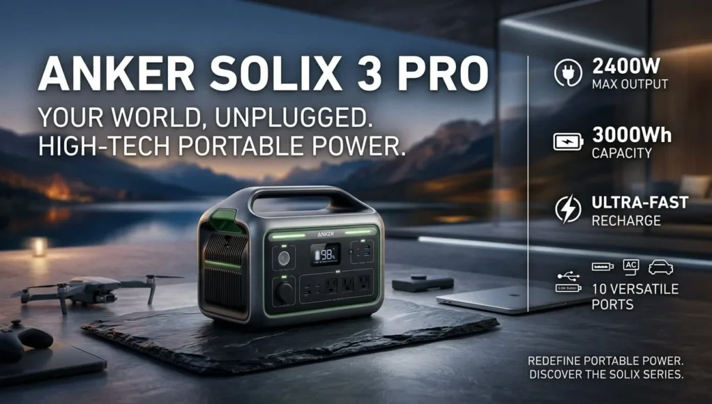Anker SOLIX 3 Pro – Leistung, Vorteile & Funktionen Anker SOLIX 3 Pro – Leistung, Vorteile & Funktionen