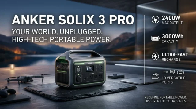 Anker SOLIX 3 Pro – Leistung, Vorteile & Funktionen Anker SOLIX 3 Pro – Leistung, Vorteile & Funktionen