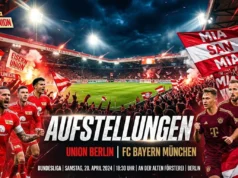 Aufstellungen: Teilnehmer Union Berlin gegen FC Bayern München – 7 wichtige Fakten zum spannenden Duell Aufstellungen: Teilnehmer: Union Berlin gegen FC Bayern München – 7 Fakten